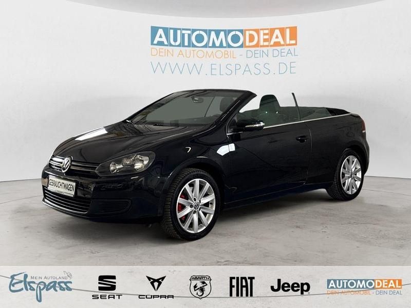 Schwarz Gebraucht 2012 VW Golf Cabriolet Cabrio | 12.498 € (Teuer) - Bild 1/4