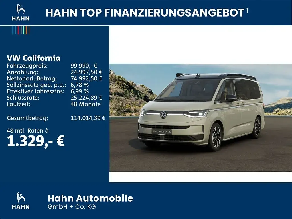 Neu VW California California 177 PS (130 kW) 2026 Grau Van