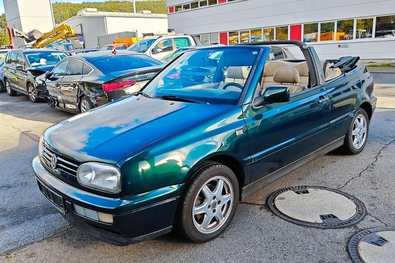 Grün Gebraucht 1997 VW Golf Cabriolet Cabrio | 800 € (Superpreis) - Bild 1/4