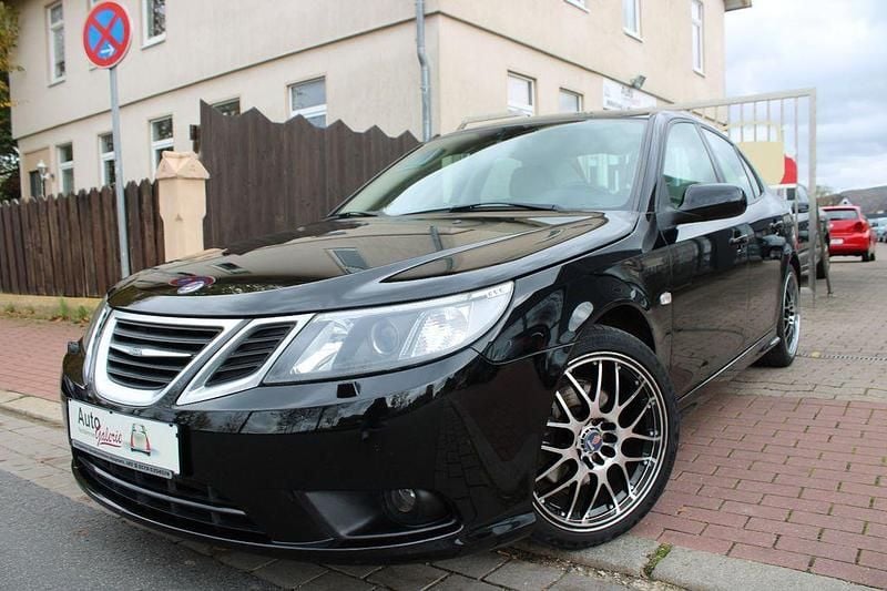Schwarz Gebraucht 2008 Saab 9-3 Linear Limousine | 6.999 € (Fairer Preis) - Bild 1/4