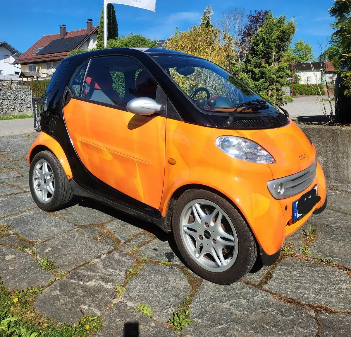 Używany Smart ForTwo Coupé Pulse 41 KM (30 kW) 2002 Pomarańczowy Coupe