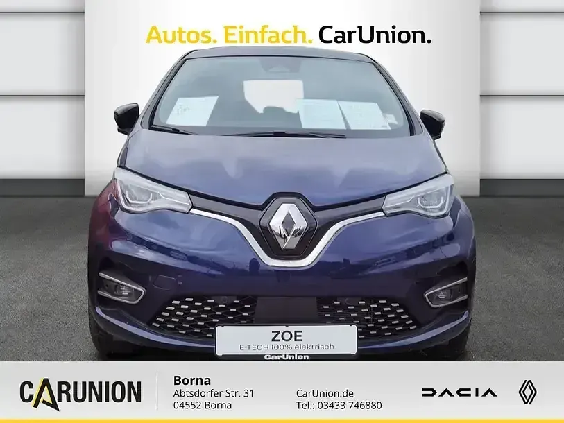 Gebraucht Renault Zoe Iconic 100 kW (136 PS) 2024 Nachtblau metallic Kleinwagen