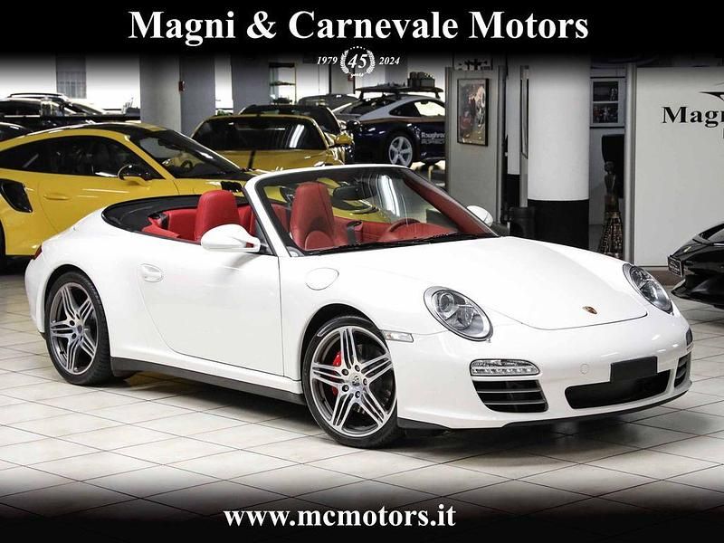 Weiß Gebraucht 2009 Porsche 911 Carrera 4S Cabriolet Chrono Cabrio | 96.800 € - Bild 1/4
