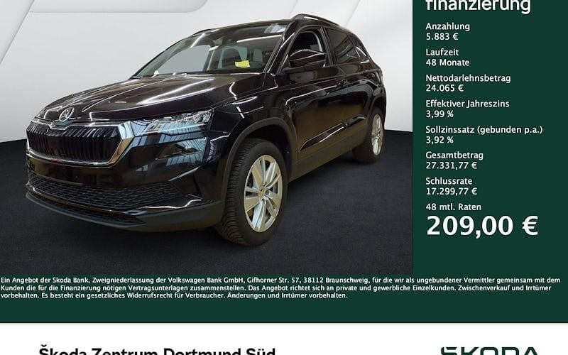 Schwarz Gebraucht 2024 Skoda Karoq Selection SUV | 29.948 € (Guter Preis) - Bild 1/4