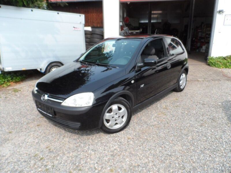 Schwarz Gebraucht 2003 Opel Corsa Njoy Kleinwagen | 1.590 € (Fairer Preis) - Bild 1/4