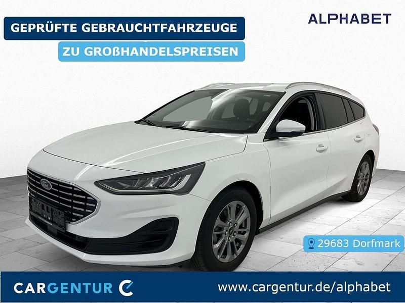 Frozen white Gebraucht 2024 Ford Focus Titanium Kombi | 21.390 € (Superpreis) - Bild 1/2