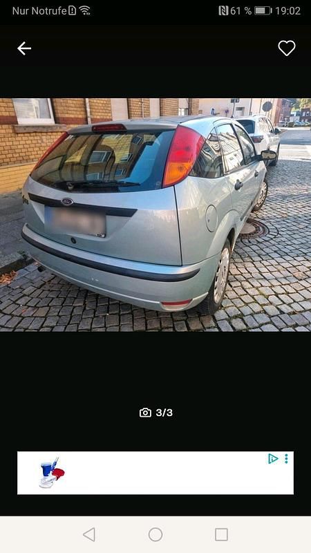 Grün Gebraucht 2004 Ford Focus Kleinwagen | 500 € (Superpreis) - Bild 1/3
