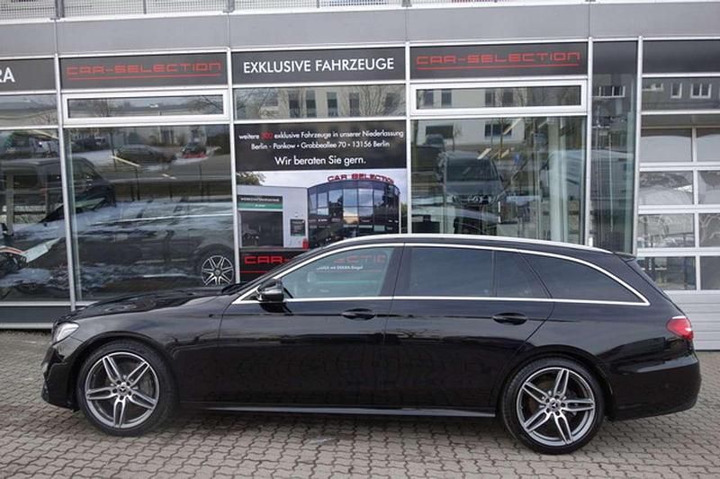 Gebraucht Mercedes E300 AMG line 245 PS (180 kW) 2018 Obsidianschwarz Kombi