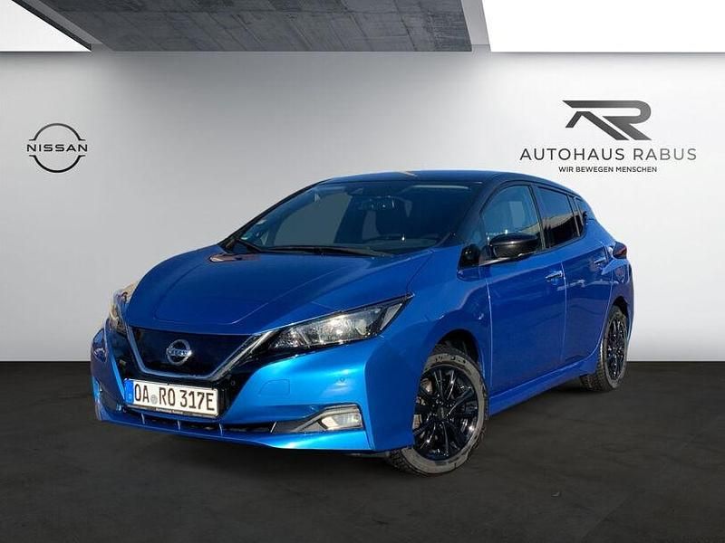 Gebraucht Nissan Leaf 110 kW (150 PS) 2021 Blau Kleinwagen