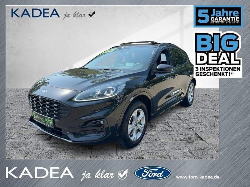 Obsidianschwarz metallic Gebraucht 2021 Ford Kuga ST-Line X SUV | 24.980 € (Fairer Preis) - Bild 1/4