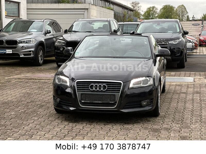 Schwarz Gebraucht 2009 Audi A3 Cabriolet Ambition Cabrio | 6.999 € (Fairer Preis) - Bild 1/4