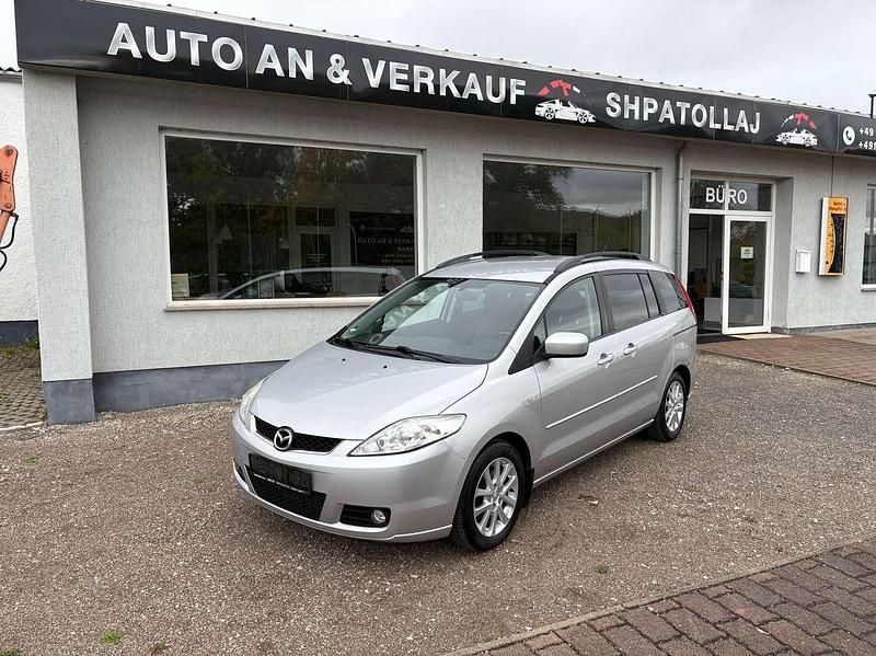 Satinsilber metallic Gebraucht 2007 Mazda 5 Exclusive Van / Kleinbus | 1.999 € (Fairer Preis) - Bild 1/4