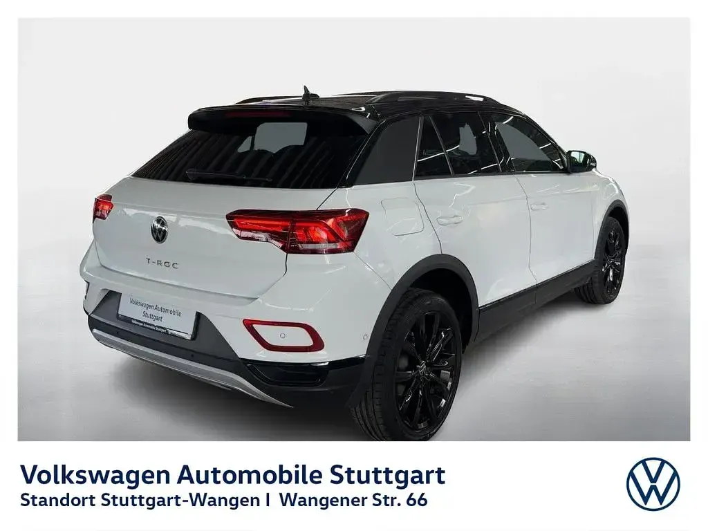 Gebraucht VW T-Roc Style 150 PS (110 kW) 2022 Pure white/deep black perleffe SUV