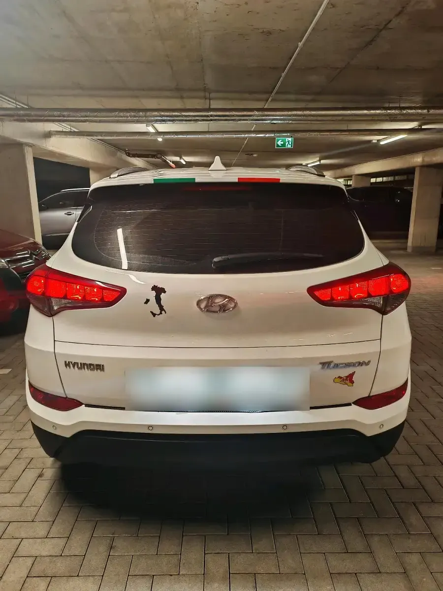 Gebraucht Hyundai Tucson 112 PS (82 kW) 2017 Weiß SUV
