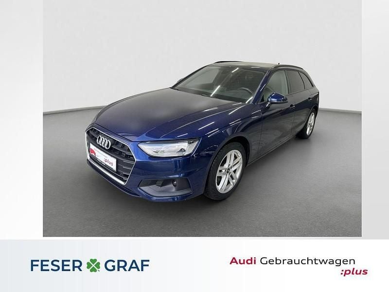 Navarrablau metallic Gebraucht 2022 Audi A4 Sport Kombi | 23.480 € (Superpreis) - Bild 1/4