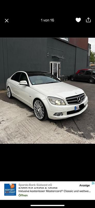 Weiß Gebraucht 2008 Mercedes C320 Limousine | 9.000 € (Fairer Preis) - Bild 1/4