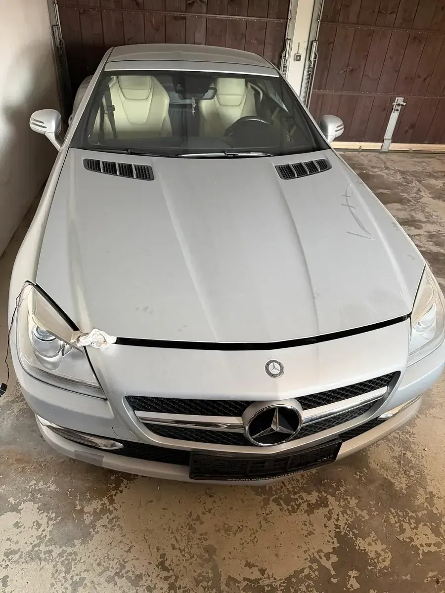 Gebraucht Mercedes SLK200 184 PS (135 kW) 2011 Silber Cabrio