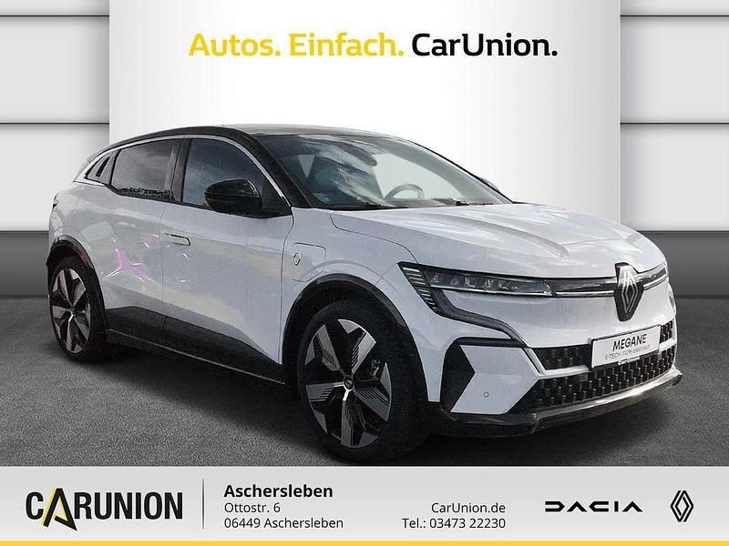 Gebraucht Renault Megane E-Tech Techno 160 kW (218 PS) 2024 Arktisweiß, black pearlschwa Limousine