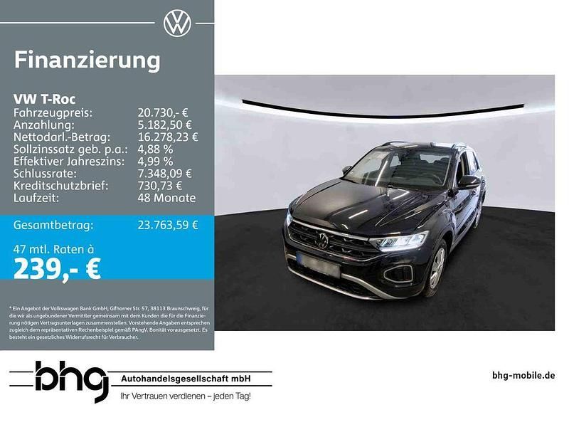 Deep black perleffekt Gebraucht 2022 VW T-Roc Life SUV | 20.730 € (Fairer Preis) - Bild 1/3
