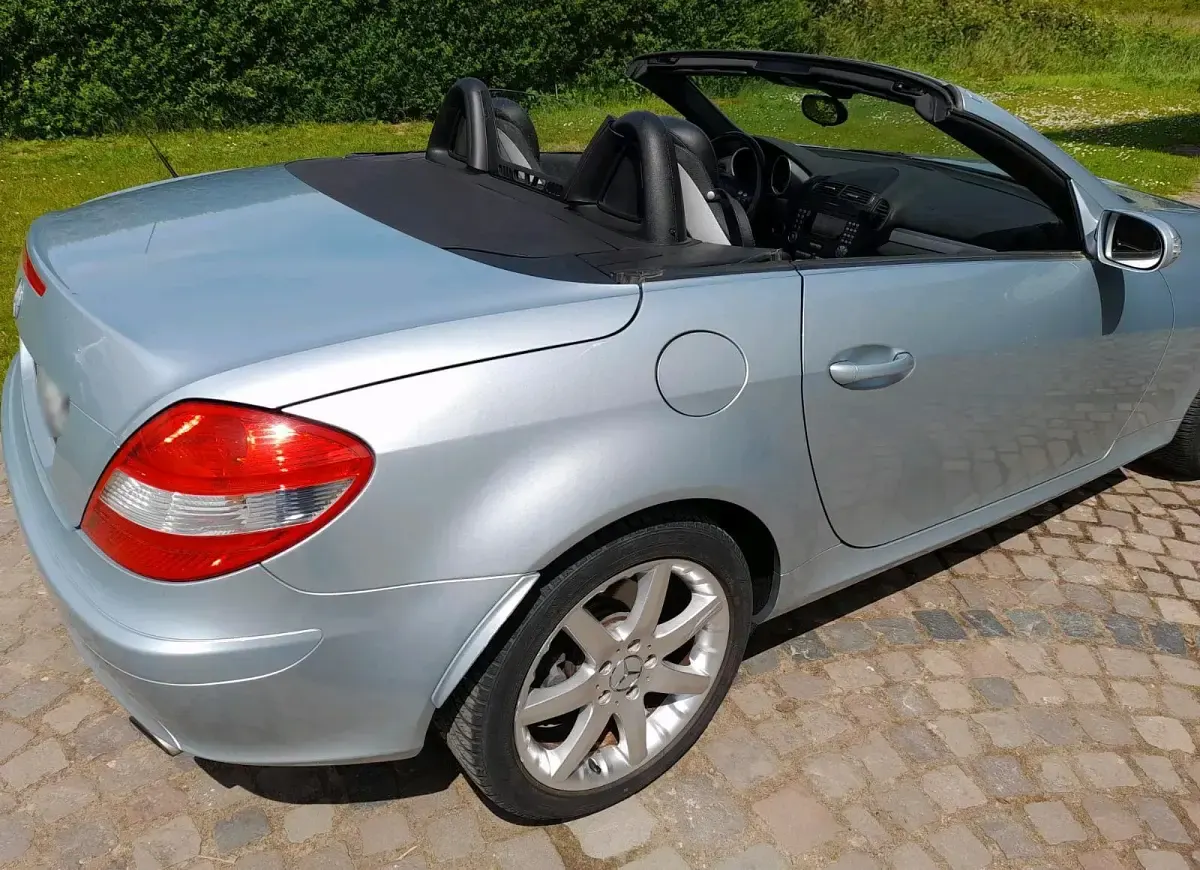 Gebraucht Mercedes SLK200 163 PS (119 kW) 2005 Grau Cabrio