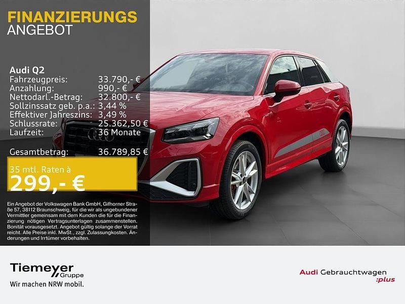 Progressivrot metallic Gebraucht 2024 Audi Q2 S-Line SUV | 29.280 € (Guter Preis) - Bild 1/4