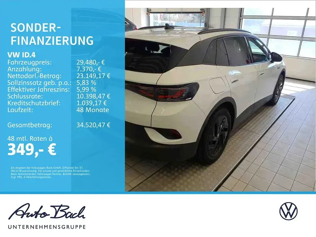 Gebraucht VW ID.4 Pro Performance 150 kW (204 PS) 2022 Weiß SUV
