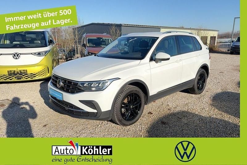 Weiß Gebraucht 2021 VW Tiguan Life SUV | 26.460 € (Fairer Preis) - Bild 1/3