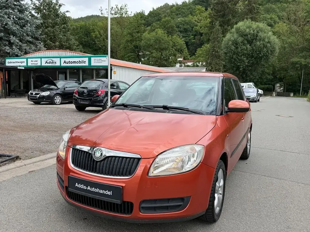 Gebraucht Skoda Fabia Style 86 PS (63 kW) 2008 Orange Limousine