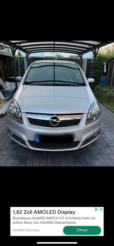 Gebraucht Opel Zafira 120 PS (88 kW) 2005 Silber Van / Kleinbus