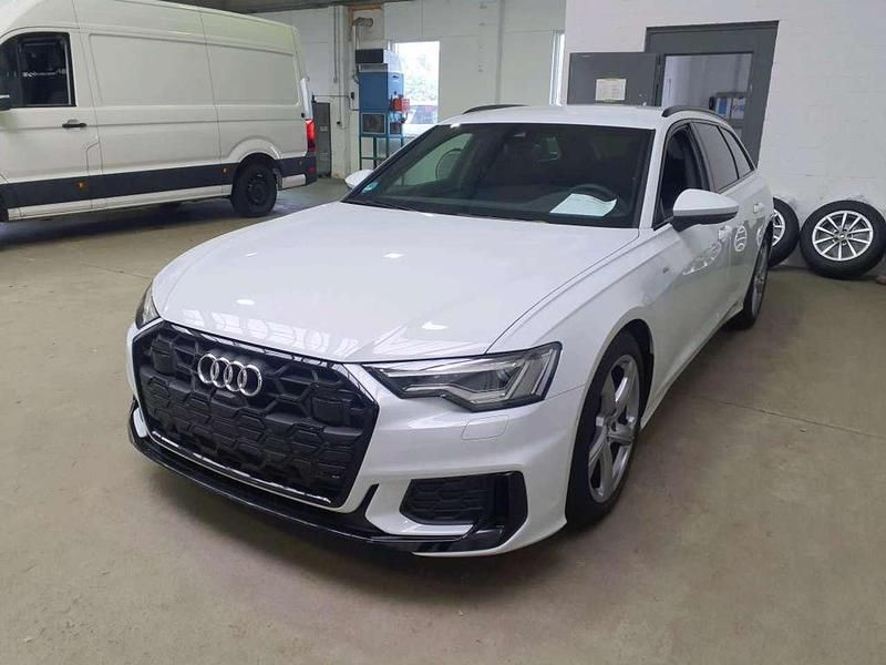 Gletscherweiß metallic Gebraucht 2024 Audi A6 S-Line Kombi | 43.345 € (Fairer Preis) - Bild 1/2