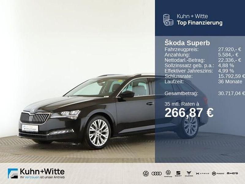 Schwarz Gebraucht 2022 Skoda Superb Style Kombi | 27.920 € (Fairer Preis) - Bild 1/3