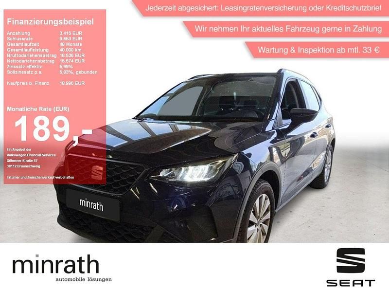 Blau Gebraucht 2022 Seat Arona Style SUV | 18.840 € (Fairer Preis) - Bild 1/4