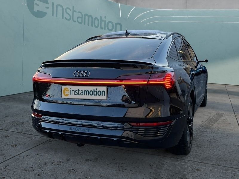 Gebraucht Audi Q8 e-tron S-Line 300 kW (408 PS) 2023 Schwarz SUV