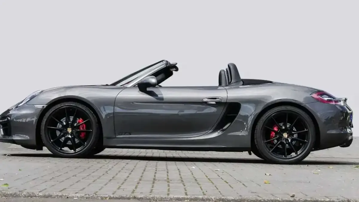 Second-hand Porsche Boxster 330 CP (242 kW) 2015 Gri Cabrio