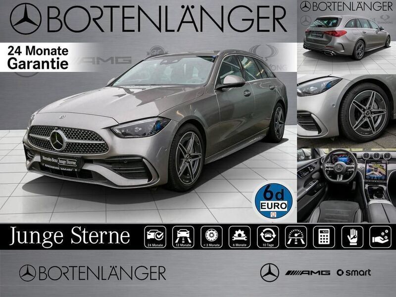 Silber Gebraucht 2024 Mercedes C200 AMG Limousine | 38.333 € (Superpreis) - Bild 1/4
