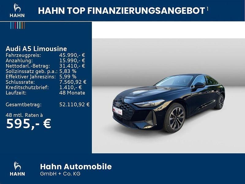 Gebraucht Audi A5 Ambiente 204 PS (150 kW) 2025 Schwarz Limousine