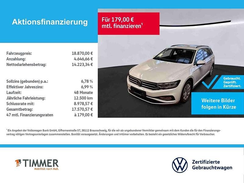 Gebraucht VW Passat Basis 150 PS (110 kW) 2022 Weiß Kombi