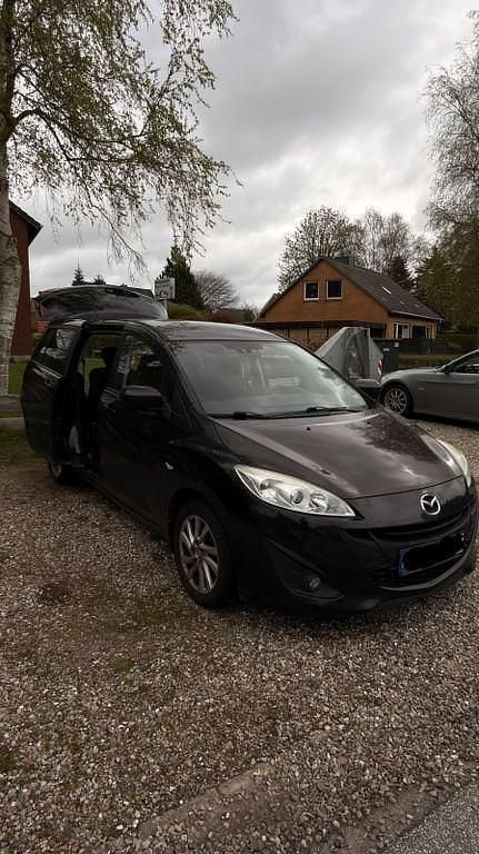 Gebraucht Mazda 5 Prime-Line 116 PS (85 kW) 2012 Schwarz Van / Kleinbus