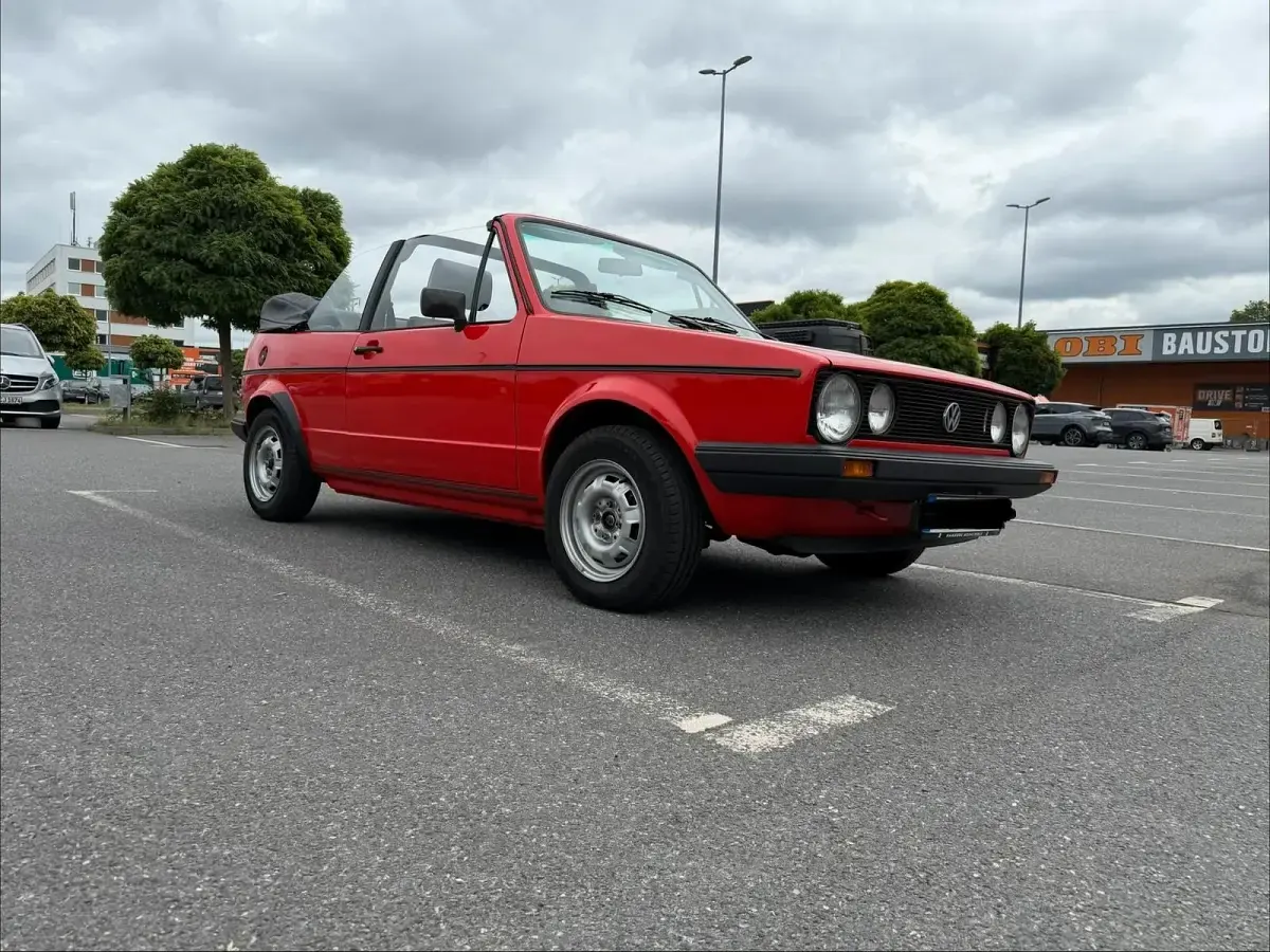 Gebraucht VW Golf Cabriolet 75 PS (55 kW) 1984 Rot Cabrio