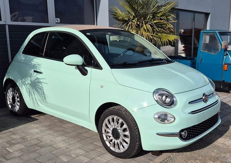 Grün Gebraucht 2016 Fiat 500C Lounge Cabrio | 7.950 € (Fairer Preis) - Bild 1/4
