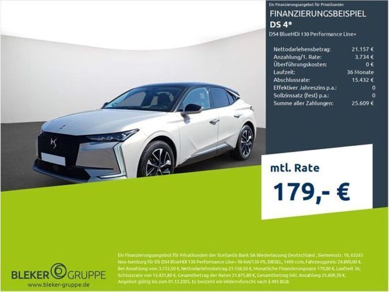 Grau Gebraucht 2022 DS Automobiles DS4 Performance Line Plus Limousine | 24.890 € (Etwas zu teuer) - Bild 1/3