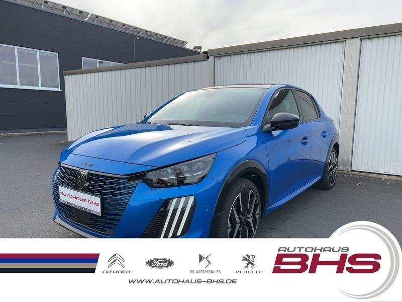Vertigoblau (blau) Gebraucht 2024 Peugeot e-208 GTi Kleinwagen | 41.970 € - Bild 1/4