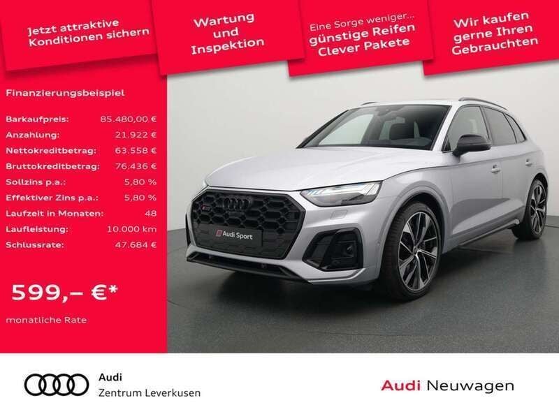 Florettsilber Gebraucht 2024 Audi SQ5 Ambiente SUV | 85.480 € - Bild 1/4