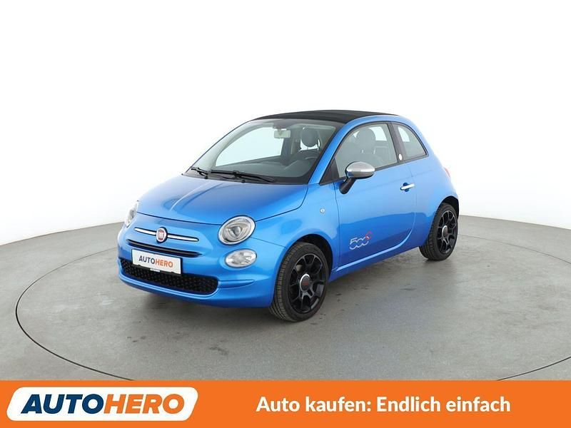 Blau Gebraucht 2017 Fiat 500C Mirror Cabrio | 7.860 € (Fairer Preis) - Bild 1/3
