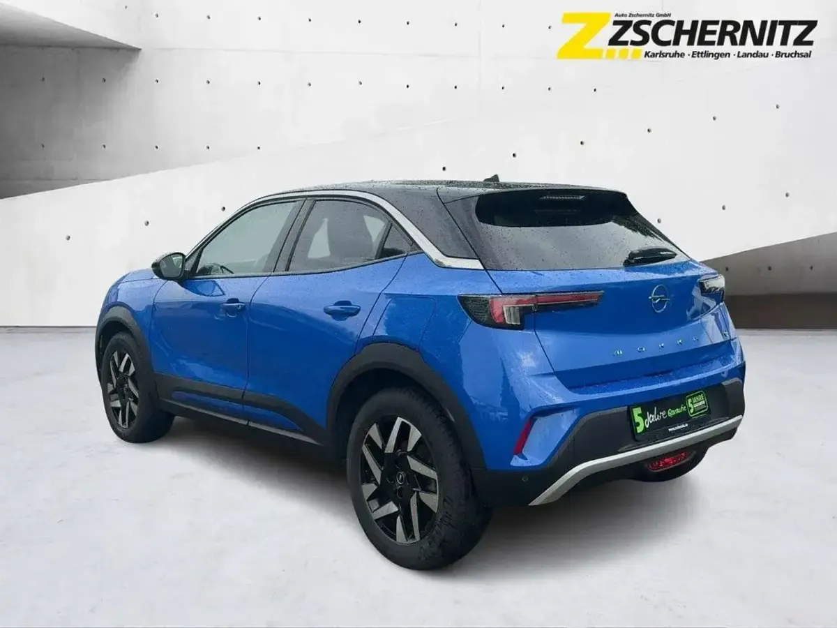 Gebraucht Opel Mokka-e Elegance 100 kW (136 PS) 2022 Perl blau/voltaik blau SUV