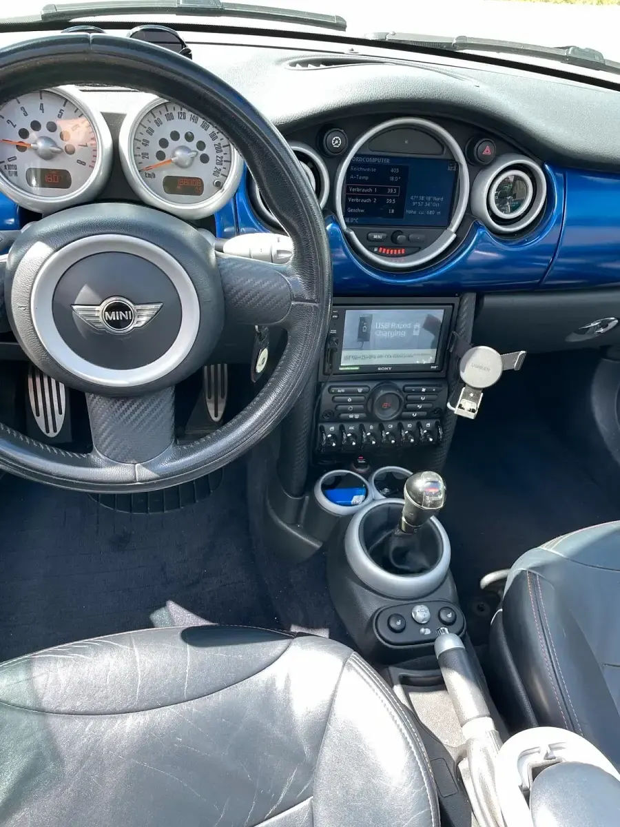 Gebraucht Mini Cooper S Cabriolet 170 PS (125 kW) 2004 Blau Cabrio