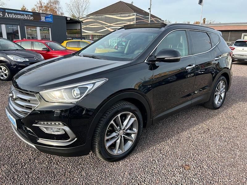 Schwarz Gebraucht 2017 Hyundai Santa Fe Premium SUV | 16.990 € (Guter Preis) - Bild 1/4