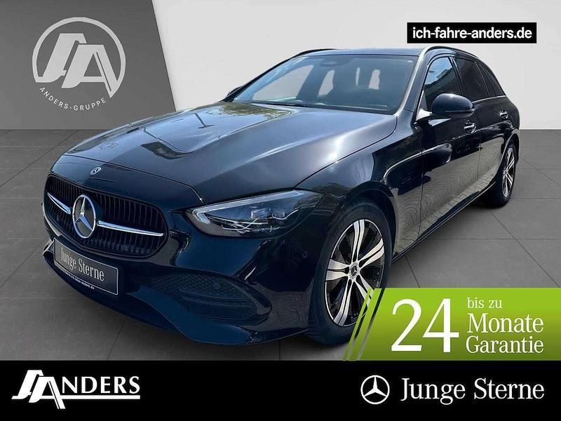 Obsidianschwarz Gebraucht 2023 Mercedes C220 Avantgarde Kombi | 37.424 € (Guter Preis) - Bild 1/3