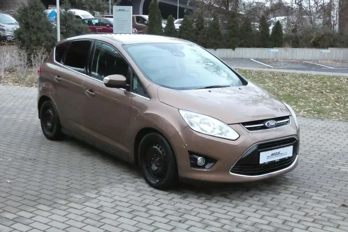 Gebraucht Ford C-MAX Titanium 125 PS (91 kW) 2012 Canyonbraun (metallic) Van / Kleinbus
