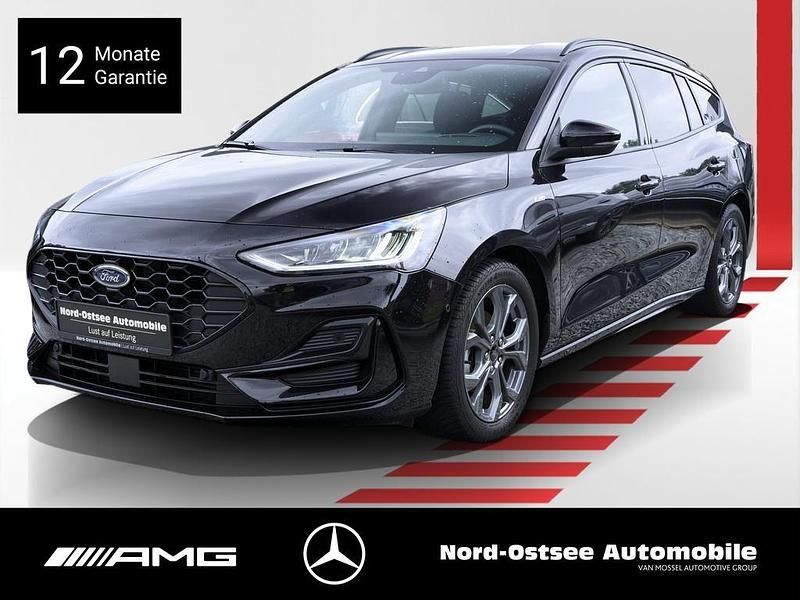 Gebraucht Ford Focus ST-Line X 125 PS (91 kW) 2023 Obsidianschwarz metallic Kombi